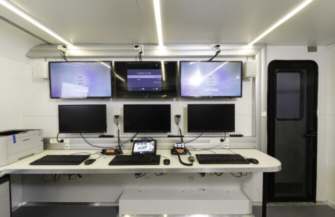 Israel Spokesman’s Department Command Post - Rasta 4x4